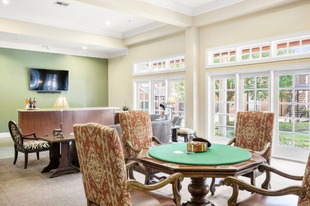 The Oaks at Plano game room