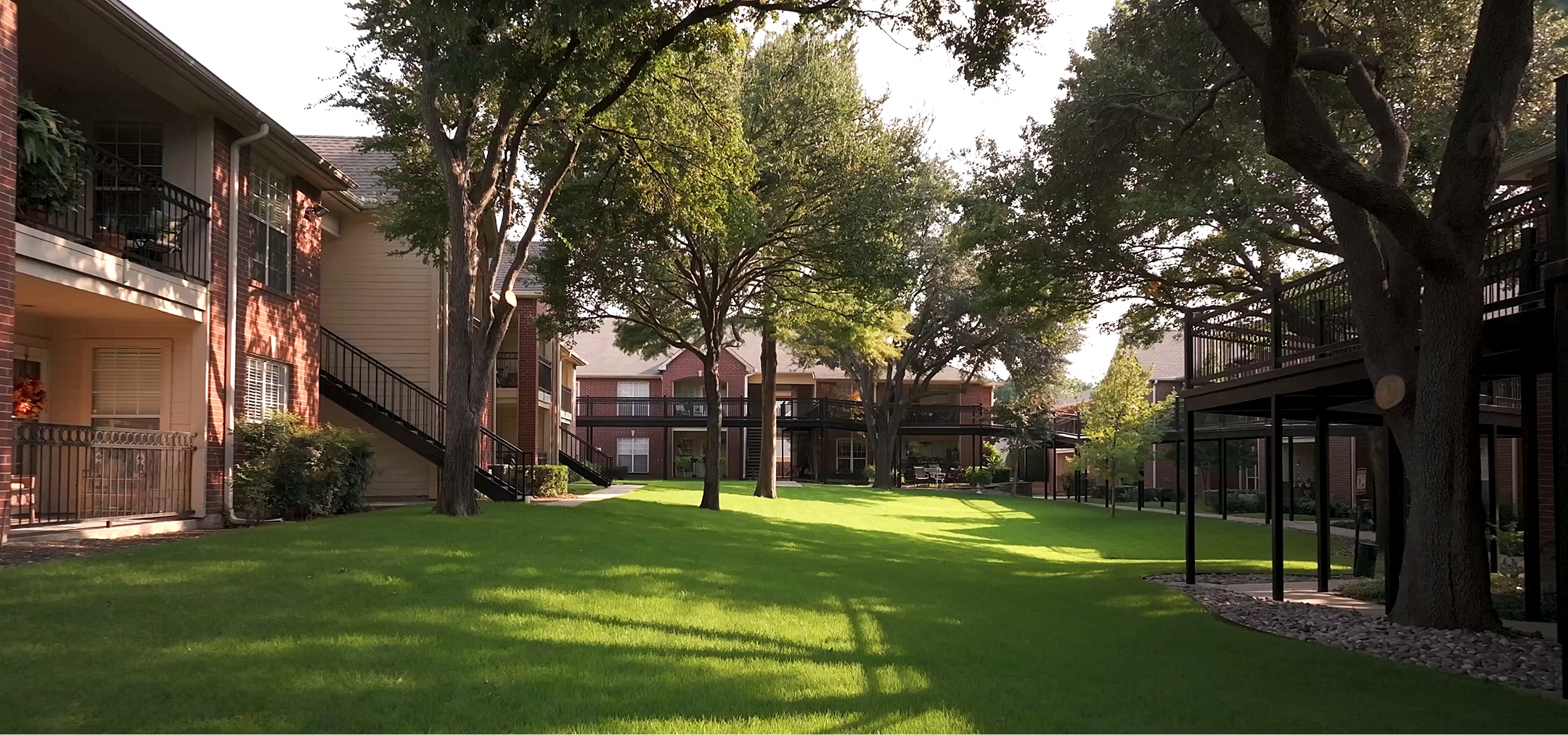 The Oaks at Plano outside homes